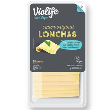 Lonchas Veganas Sabor Queso Original 200gr Violife