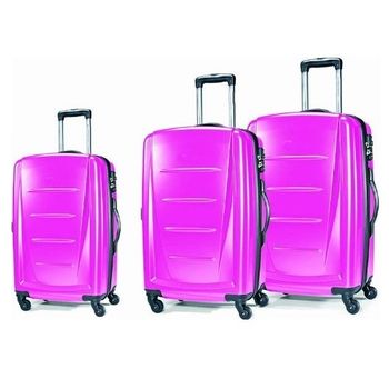 Set 3 Maletas Rosa 4 Ruedas Giratorias ¡envio Gratis!