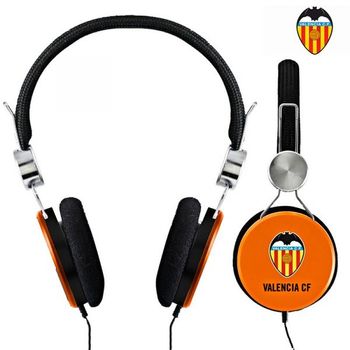 Auriculares Jack 3,5 Mm Stereo Licencia Cascos Fútbol Valencia C.f.