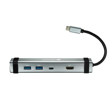 Canyon Concentrador Multipuerto Usb Tipo C 4 En 1