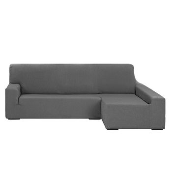 Funda Chaise Longue Modelo Túnez:color - Gris, Posición Chaise Longe - Brazo Derecho Largo