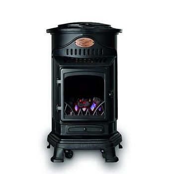 Estufa Portátil A Gas Provence Negro Fireside 3,4 Kw