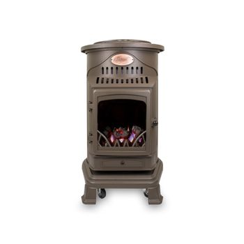 Estufa Portátil A Gas Provence Marrón Fireside 3,4 Kw