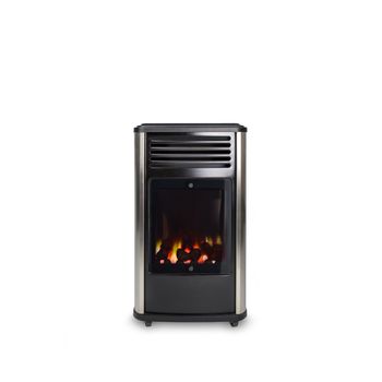 Estufa Portátil A Gas Manhattan Metalizado Fireside 3,4 Kw