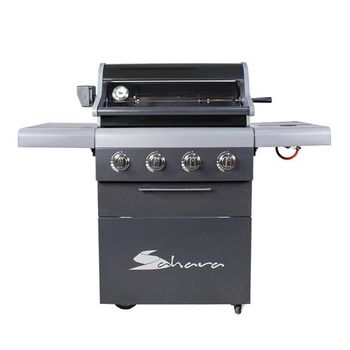 Bbq X450 – Cuatro Quemadores + Hornillo Lateral Sahara