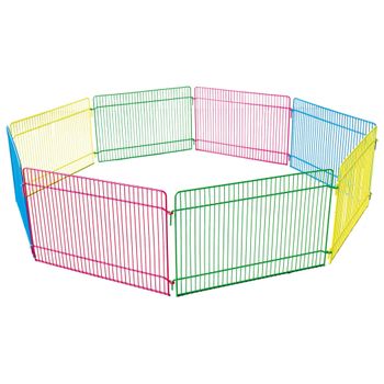 Corral Para Animales Pequeños Multicolor 84,5x23 Cm Flamingo