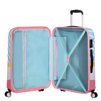 American Tourister Mala De Viagem / Trolley Médio 67cm Wavebreaker Disney Minnie Pink Kiss