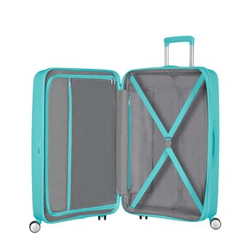 American Tourister Mala De Viagem / Trolley Médio 67cm 4r Exp Soundbox Azul Claro