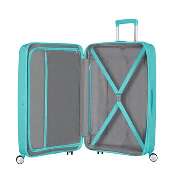 American Tourister Mala De Viagem / Trolley Grande 77cm Exp Soundbox Azul Claro