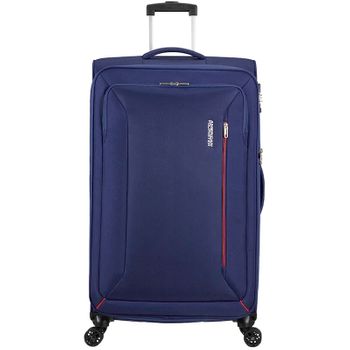 American Tourister Mala De Viagem / Trolley Gigante 80cm Hyperspeed Combat Navy