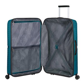 American Tourister Mala De Viagem / Trolley Grande 77cm 4r Airconic Azul Oceano