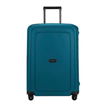 Samsonite Mala De Viagem / Trolley Médio 69cm 4r S’cure Azul Petróleo