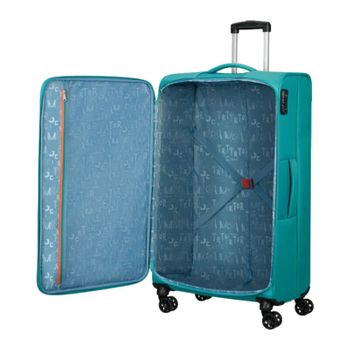 American Tourister Mala De Viagem / Trolley Grande 80cm 4r Sea Seeker Verde Água