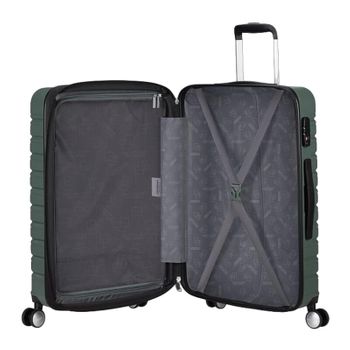 American Tourister Mala De Viagem Média 67cm 4r Exp. Flashline Verde Floresta