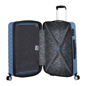 American Tourister Mala De Viagem Média 67cm 4r Exp. Flashline Azul Coroa