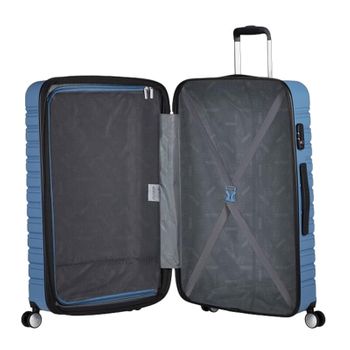 American Tourister Mala De Viagem Grande 78cm 4r Exp. Flashline Azul Coroa