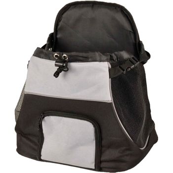 Bolso Transport¨ªn Frontal De Mascotas Sybil Negro Gris 518123