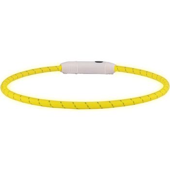 Flamingo Collar Para Perro Flamingo Visio Light Nylon Reflectante - Amarillo