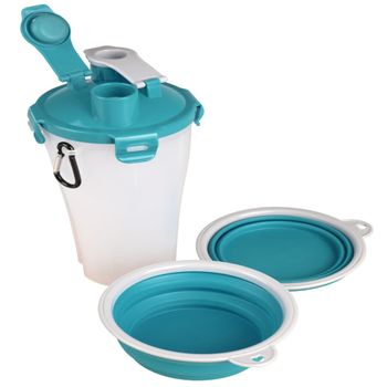 Dispensador Agua Automático Gatos/perros 3.5l X 2 Piezas Dispensador Comida Agua  Perros (bebedero+comedero) con Ofertas en Carrefour