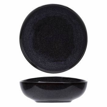 Cuenco Black Granite 4 Uds Negro Ø21cm Cosy & Trendy For Professionals