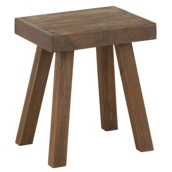 Boto Basic Taburete De Madera Marrón H 46 Cm