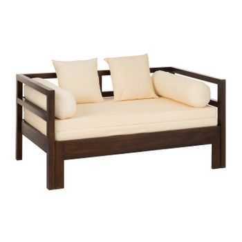 Sofá Cama 4 Cojines Madera Suzy L 163 Cm