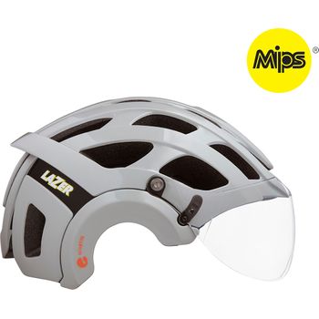 Lazer Casco Anverznta Mips Gris Pizarra +led