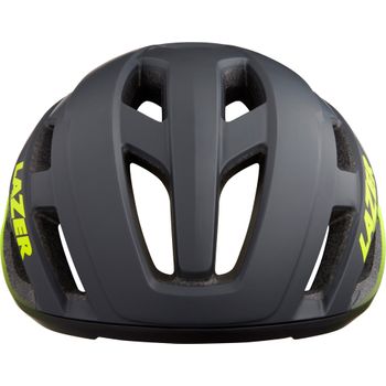 Lazer Casco Strada Kineticore Mate Dark Gris Flash Amarillo