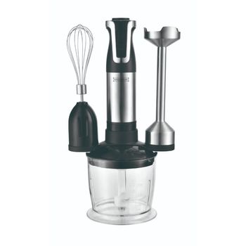 Batidora De Mano 800w Con Accesorios Royalty Line Estm-800 , Vaso De 500 Ml , Batidor De Varillas  Y Picadora 600 Ml