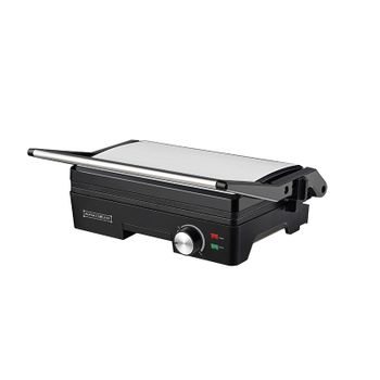 Grill 2 En 1 , Parrilla Y Tostadora  Royalty Line Rl-pm1500- 1600w- Negro