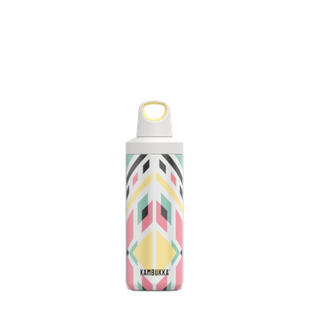 Reno Insulated 500ml, Botella De Agua De Tritán, Antigoteo, Antiderrame. Tribal Shibori