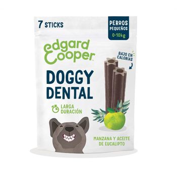 Edgard & Cooper Grain-free Snack Dental Para Perro Mini O Pequeño Manzana Y Eucalipto 175gr