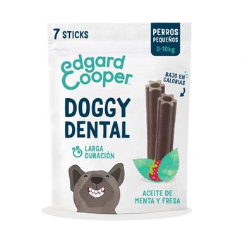Edgard & Cooper Grain-free Snack Dental Para Perro Mini O Pequeño Fresa Y Menta Pequeño 120gr