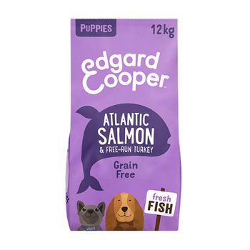 Edgard & Cooper Grain-free Puppy Salmón Y Pavo Fresco Para Cachorros 12kg