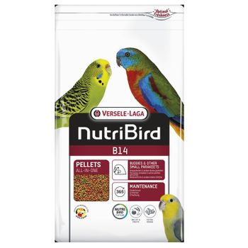 Nutribird B14 Alimento En Pellets Extruidos Para Periquitos (budgies Y Parakeets) 0,8 Kg