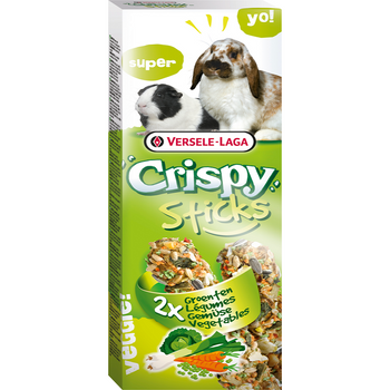 Crispy Sticks Rabbits- Guinea Pigs Vegetables, 2 Piezas 110g
