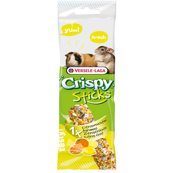 Crispy Sticks Guinea Pigs-chinchillas Citrus Fruit, 1 Pieza 55g