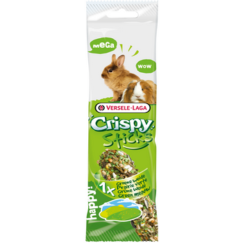 Crispy Mega Sticks Rabbits-guinea Pigs "green Meadow", 1 Pieza 70g