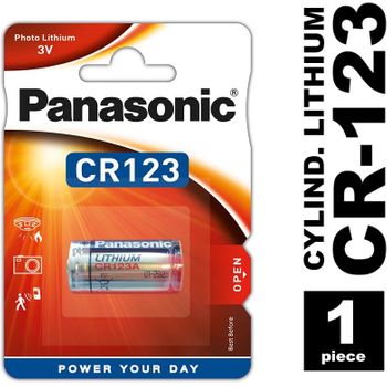 Pack 10 Pilas Panasonic Cr123a