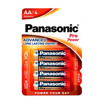 Pila Alkalina  Panasonic Propower Lr-6 Aa (blister 4 Pilas)