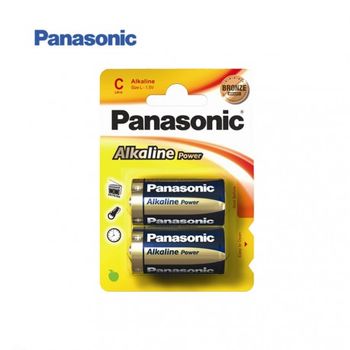 Pila Alkalina Panasonic Bronze Lr14 (blister 2 Unidades)