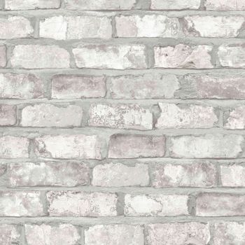 Papel De Pared Ladrillos Blanco Ew3104 Dutch Wallcoverings