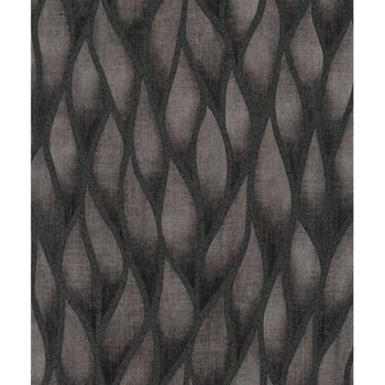 Papel De Pared Topchic Flames And Drops Gris Metalizado Noordwand