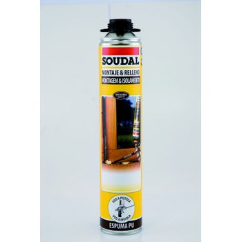 Espuma Poliuretano Soudal Pistola 750 Ml