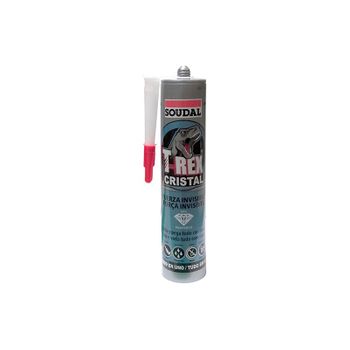 Sellador Adhesivo T-rex Cristal 290ml Soudal