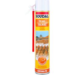 Espuma Tejas Poliuretano Soudal Canula 750 Ml