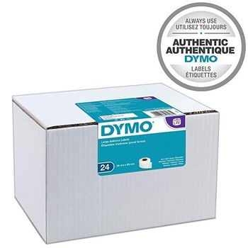 Dymo Cinta De Etiquetas De Envio Blanco De 36x89mm 24 Rollos Para Rotuladora Labelwriter