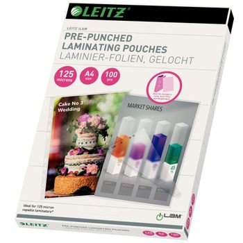 Leitz Esselte Leitz Funda de Plástico Premium A4, Perforada