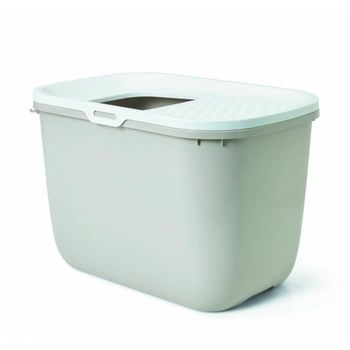 Savic Hop In Toilet House - 58x39x40cm - Moka - Para Gatos