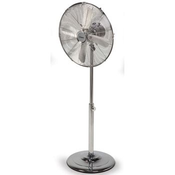 Ventilador De Pie 40 Cm 50 W Cromado Do8132 Domo